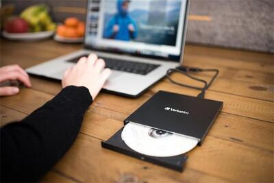 Blu-ray vypalovačka "Slimeline", (externí), 4K Ultra HD, USB 3.1 GEN 1, USB-C, VERBATIM - 3