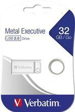 USB flash disk "Executive Metal", 32GB, USB 2.0,  VERBATIM 
