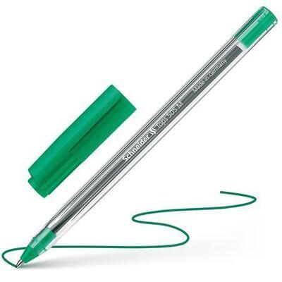 Kuličkové pero "Tops 505 M", zelená, 0,5mm, s uzávěrem, SCHNEIDER - 3