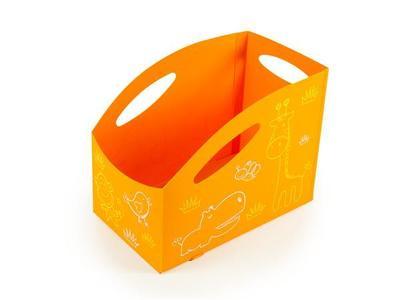 Dětský úložný box "L", velký , oranžová, PRIMOBAL - 3