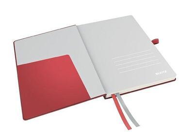 Zápisník "Complete", červená, linkovaný, A5, 80 listů, LEITZ - 3