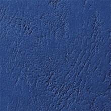 Desky pro vazbu "LeatherGrain", modrá, kožený vzhled, A4, 250 g, GBC