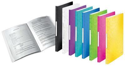 Katalogová kniha "Wow", fialová, 40 kapes, A4, LEITZ - 3