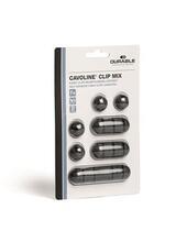 Držák na kabely "CAVOLINE Clip mix", šedá, samolepicí, DURABLE 504137