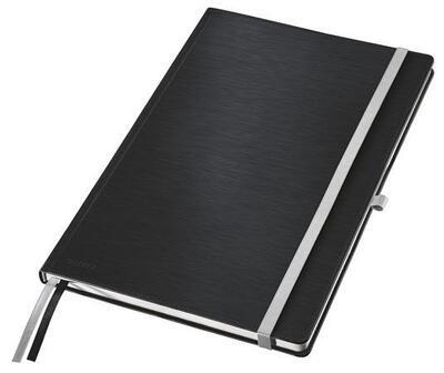 Zápisník "Style", saténově černá, linkovaný, A4, 160 stran, LEITZ - 3