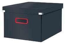 Úložný box "Cosy Click&Store", sametová šedá, velikost L, LEITZ 53490089
