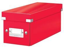 Krabice na CD "Click&Store", červená, LEITZ 60410026