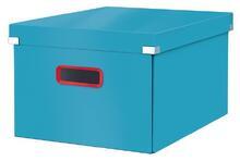 Úložná krabice "Cosy Click&Store", modrá, vel. L, LEITZ 53490061