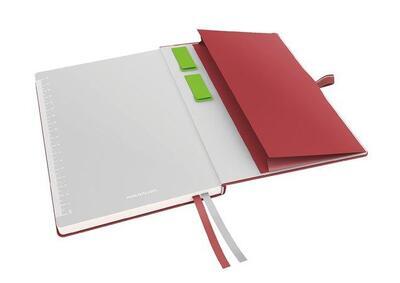 Zápisník "Complete", červená, linkovaný, A5, 80 listů, LEITZ - 4