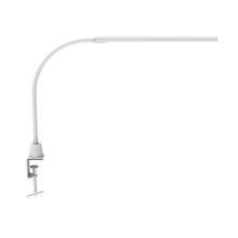 Stolní lampa "Pirro", bílá, s klipem, LED, stmívatelná, kancelářská, MAUL 8202602