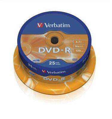 DVD-R 4,7GB, 16x, AZO, Verbatim, 25-cake - 4