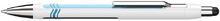 Kuličkové pero "Epsilon Touch", bílá-modrá, 0,7mm, stiskací mechanismus, sytlus, SCHNEIDER