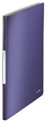 Katalogová kniha "Style", titanově modrá, 40 kapes, A4, LEITZ - 4