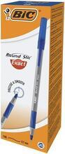 Kuličkové pero "Round Stic Exact", modrá, 0,28 mm, s víčkem, BIC 918543