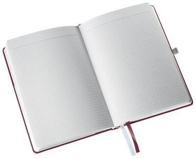 Zápisník "Style", granátově červená, čtverečkovaný, A5, 80 listů, LEITZ - 4
