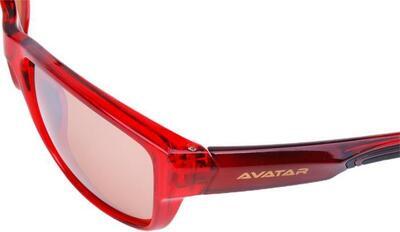Sluneční brýle "Red Knight", červená, HD, AVATAR - 4