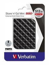 SSD (externí paměť) "Store n Go Mini", 512GB, USB 3.2, VERBATIM 53236