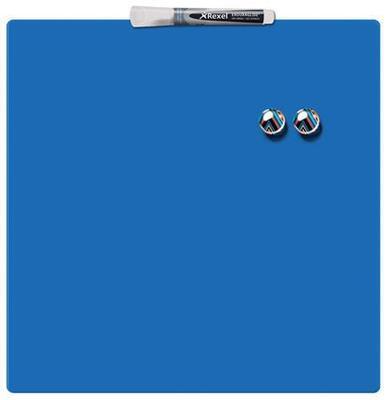 Magnetická tabule "Square Tile", modrá, popisovatelná, 360x360mm, NOBO  - 4