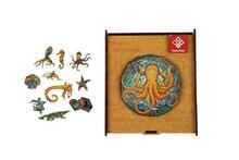 Puzzle "Octopus", dřevěné, A4, 90 ks, PANTA PLAST 0422-0004-08