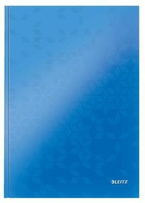 Zápisník "Wow", modrá, čtverečkovaný, A4, 80 listů, lesklá, LEITZ - 5