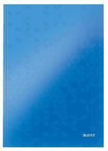 Zápisník "Wow", modrá, čtverečkovaný, A4, 80 listů, lesklá, LEITZ