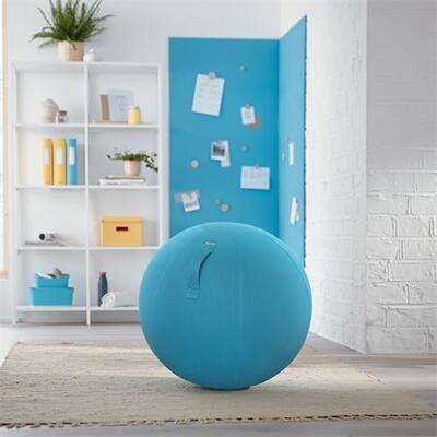 Gymnastický míč na sezení "Ergo Cosy", modrá, 65 cm, LEITZ 52790061 - 5