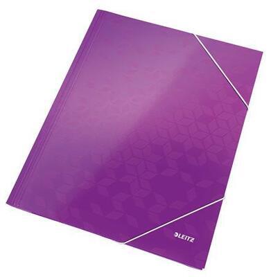 Tříchlopňové desky na spisy "Wow", fialová, LEITZ - 5