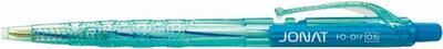 Kuličkové pero "Jonat", modrá náplň, mix barev, 0,25mm, 36ks, stiskací mechanismus, FLEXOFFICE - 5