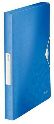 Box na spisy s gumičkou "Wow Jumbo", modrá, 30 mm, PP, A4, LEITZ - 5