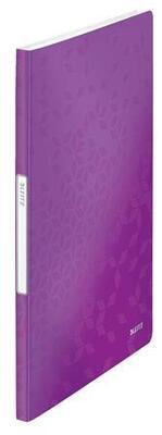 Katalogová kniha "Wow", fialová, 20 kapes, A4, LEITZ - 5
