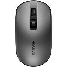 Myš "MW-18", šedá, bezdrátová, optická, USB, dobíjecí, CANYON CNS-CMSW18DG_EU