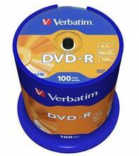 DVD-R 4,7GB, 16x, AZO, Verbatim, 100-cake