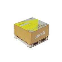 Samolepicí bloček "Kraft Cube", hnědá barva, 76x76 mm, 400 listů, mini paleta STICK N 21816