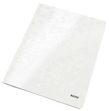 Desky s rychlovazačem "WOW", bílá, lesklé, polaminovaný karton, A4, LEITZ