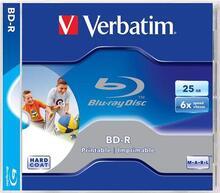 BD-R Blu-Ray SL, Printable, 25GB, 6x, Verbatim, jewel box