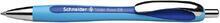 Kuličkové pero "Slider Rave", modrá, 0,7mm, stiskací mechanismus, SCHNEIDER