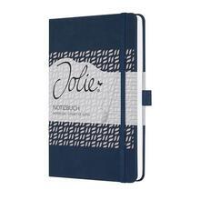 Exkluzivní zápisník "Jolie", tmavě modrá, A5, linkovaný, 87 listů, tvrdé desky, SIGEL JN205