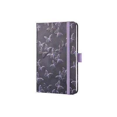 Exkluzivní zápisník "Jolie", fialová-motýli, A6, linkovaný, tvrdé desky, SIGEL JN312 - 6