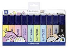 Zvýrazňovače "Textsurfer Classic Pastel", sada 10 různých barev, 1-5 mm, STAEDTLER - 6/6