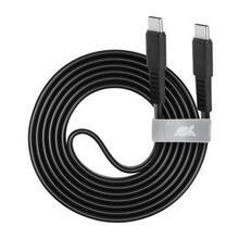 USB kabel "PS6005", USB-C - USB-C, 1,2 m, černá, RIVACASE