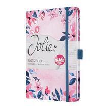Exkluzivní zápisník "Jolie", Loose Florals Olive, A5, linkovaný, 87 listů, tvrdé desky, SIGEL JN337