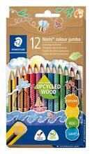 Barevné pastelky "Noris® Colour Jumbo 188", 12 barev, sada, trojhranné, STAEDTLER 188 C12