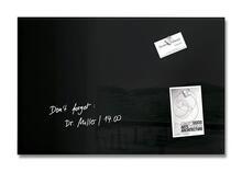 Magnetická skleněná tabule "Artverum®", černá, 60 x 40 x 1,5 cm, SIGEL GL120