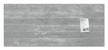 Magnetická skleněná tabule "Artverum®", textura betonu, 130 x 55 x 1,8 cm, SIGEL GL248