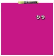 Magnetická tabule "Square Tile", růžová, popisovatelná, 360x360mm, NOBO