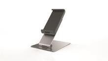 Držák na tablet, stříbrná, stolní, DURABLE 893023