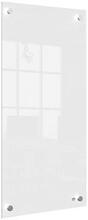 Skleněná nástěnka "Home", bílá, 30 x 60 cm, NOBO 1915603