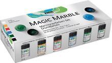 Sada Mramorovací barva "Magic Marble" základní 6 x 20 ml, Hobby Line, KREUL