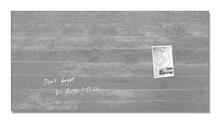 Magnetická skleněná tabule "Artverum®", textura betonu, 91 x 46 x 1,5 cm, SIGEL GL148