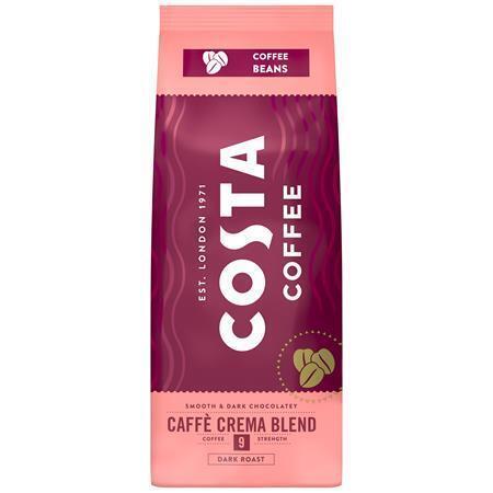 Káva "Café Crema Blend", tmavě pražená, mletá, 200 g, COSTA